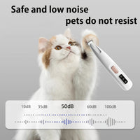 Pet electric clipper dog foot hair trimmer cat foot hair trimmer dog LED light clipper hair trimmer electric clipper h
