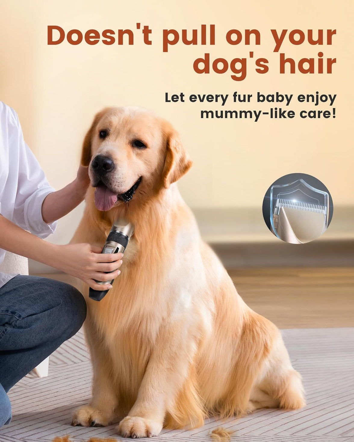 pet products Pet products Professional Rechargeable Cordless Dogs Cats Horse Grooming Clippers - Professional Pet Hair Clippers with Comb Guides for Dogs Cats Horses and Other House Animals Pet Grooming Kit