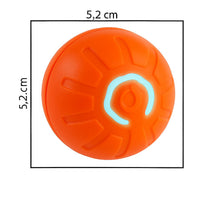 Pet Toys - Dog Toys - Interactive Dog Toys - Automatic Moving, Bouncing and Rotating Dog Ball - IPX7 Waterproof - Active Rolling Ball for Small and Medium Dogs (Orange)