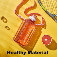 Sports Water Bottle - Fitness Water Bottle - Water Bottle - 750ml Leakproof Bottle - Water Bottle - Suitable for travel, picnics, camping, hiking - Plant-based