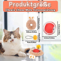 Electric Cat Ball Toy - Interactive Cat Toy - Automatic Rolling Smart Cat Toy for Cats - Dog Toys - Interactive Cat Play Ball - Pet Toys - Fast Rolling on Carpet, for Interactive Indoor Play