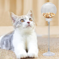 Cat Toys - Food Dispenser - Interactive Puppy Food Training - Training Ball - Learning Play Ball - Treat Ball - Cat Treat Dispenser Toy - Automatic Cat Feeder - Toy with Treat Ball - Safe Interactive Cat Food Toy