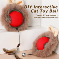 Cat Toys - Cat Balls - Interactive Cat Toy Ball - Cat Toys - Electric Toy Ball - Cat Toys - Automatically Moving Ball - Attracts Indoor Cats - Cat Ball for Play and Interaction