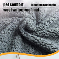 The Waterproof Blanket, Snuggle Blanket for Sofa Bed Couch, Waterproof Pet Blanket for Dog and Cat, 100% Leak Proof Waterproof Fully Pee Proof Brown Brown L:145*165CM