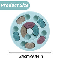 LGCASL Dog Brain-Boosting Food Feeder (Green), Dog Puzzles Dogs Foodes Puzzle Feeder Toys for Iq Training & Mental Enrichment Dog Puzzle, Green Blue