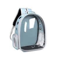 Pet Backpack Carrier, Transparent Space Capsule Pet Backpack Bag with Straps, Breathable Pet Carrier for Traveling Walking Hiking Outdoor Activities F