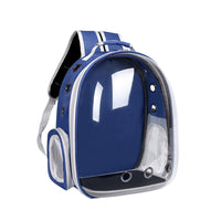 Pet Backpack Carrier, Transparent Space Capsule Pet Backpack Bag with Straps, Breathable Pet Carrier for Traveling Walking Hiking Outdoor Activities H