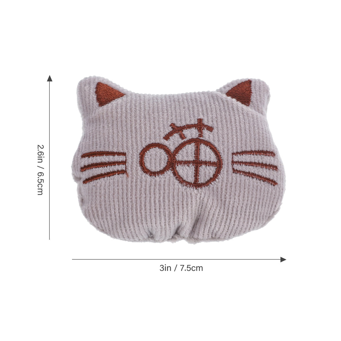 HOOWIFFY 3Pcs Chewing Toys Cat Plush Catnip Toys Multi Plush Stress Relief Indoor Cat