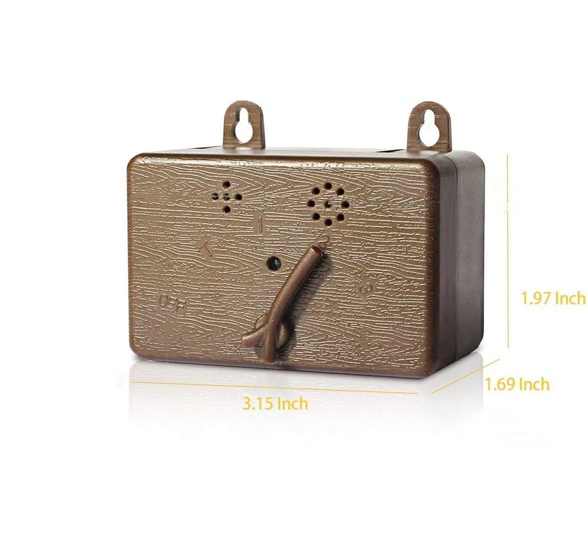 Anti Barking Device for Dogs, Sonic Bark Deterrents, 50 FT Ultrasonic Dog Barking Control Device, （Mocha Brown）