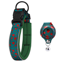 Pet positioning collar-Heart Green 1Pair1-M-without locator