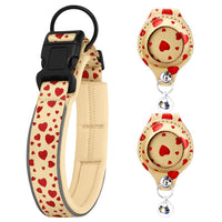 Pet positioning collar-Heart Yellow 1Pair2-M-without locator