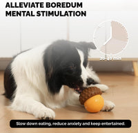 Interactive Food-Grade Silicone Dog Treat Dispenser Toy for Mental Stimulation and Healthy Eating with Removable Lid Dishwasher Safe Suitable for All Dog Sizes