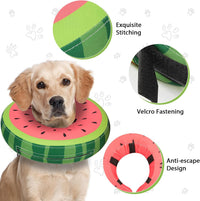 Inflatable Dog Collar Recovery Cone for Medium Waterproof Elizabethan Pillow Blow Up Pet Cone Collar Surgery Donut Convalescence Stop Licking Pulling Post Operative Anti Itch