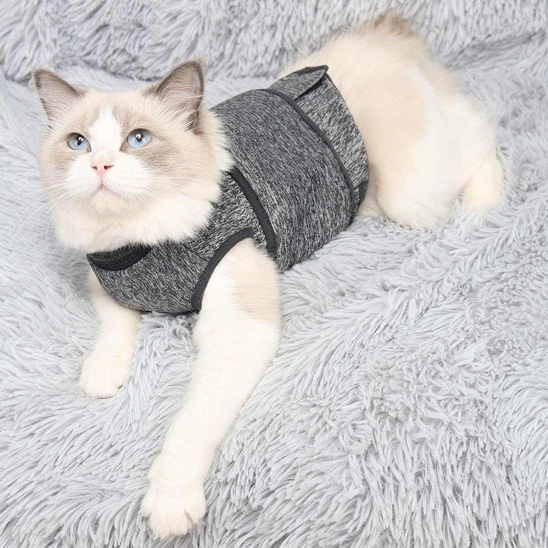 Cat Anxiety Jacket, Anxiety Vest for Cats, Cat Anti Anxiety Vest, Shirt for Cat, Cats Calming Wrap Vet Recommended Calming Solution Vest for Fireworks, Travel, Separation