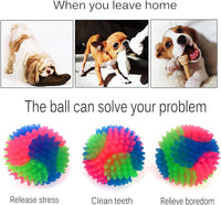 Pet toy ball - 5 cm - Light-up dog ball - Flashing bouncy ball - Interactive light-up - LED pet toy - Suitable for puppies, small and medium dogs and cats
