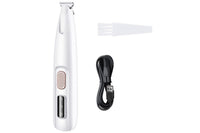 Dog Paw Trimmer 18mm Widen Pet Hair Clipper Dog Clippers for Grooming With LED Light LED Display Rechargeable