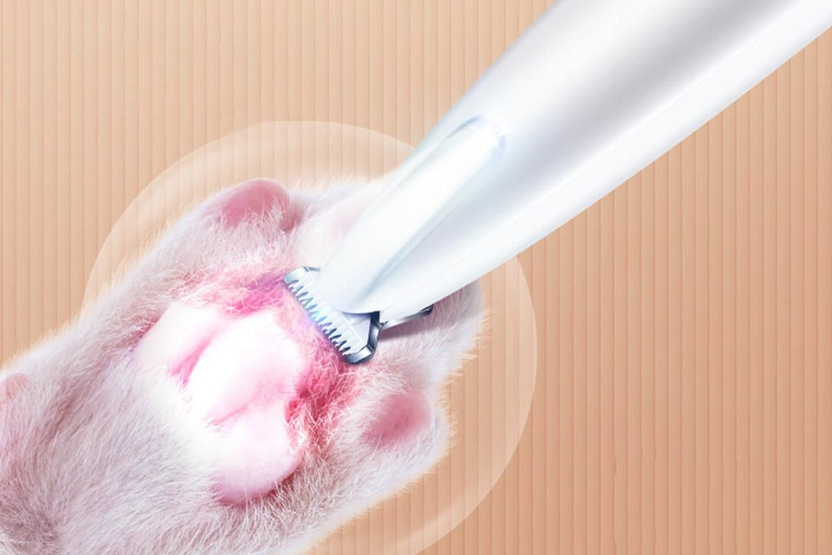 Dog Paw Trimmer 18mm Widen Pet Hair Clipper Dog Clippers for Grooming With LED Light LED Display Rechargeable