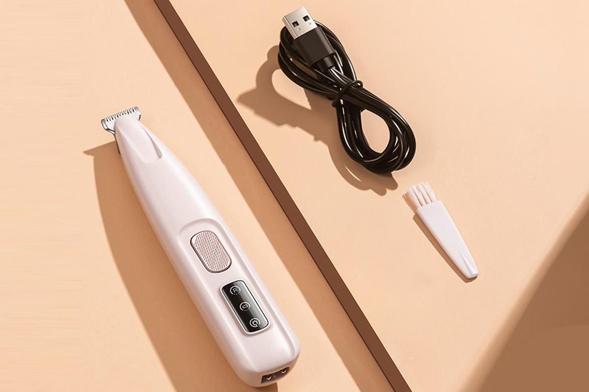 Dog Cat Paw Trimmer 18mm Widen Pet Hair Clipper Dog Clippers for Grooming With LED Light LED Display Rechargeable