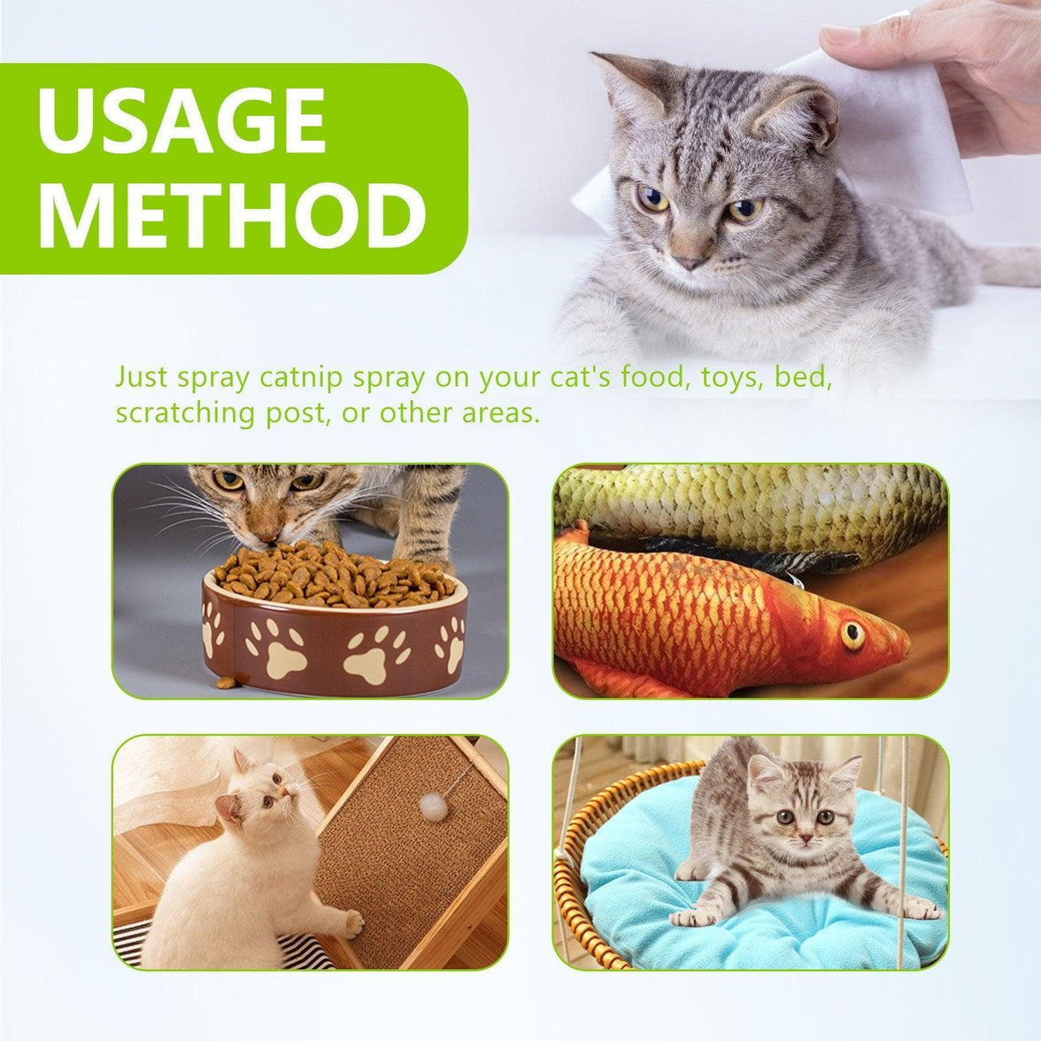 Catnip Spray Relieves Cat Anxiety Boosts Vitality Pet Health Care Natural Spray