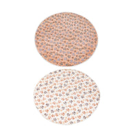 Waterproof Dog Pads Round Diaper Pads Pet Training Pads for Puppies and Dogs - White-35cm