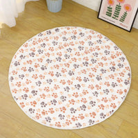 Waterproof Dog Pads Round Diaper Pads Pet Training Pads for Puppies and Dogs - Khaki-75cm