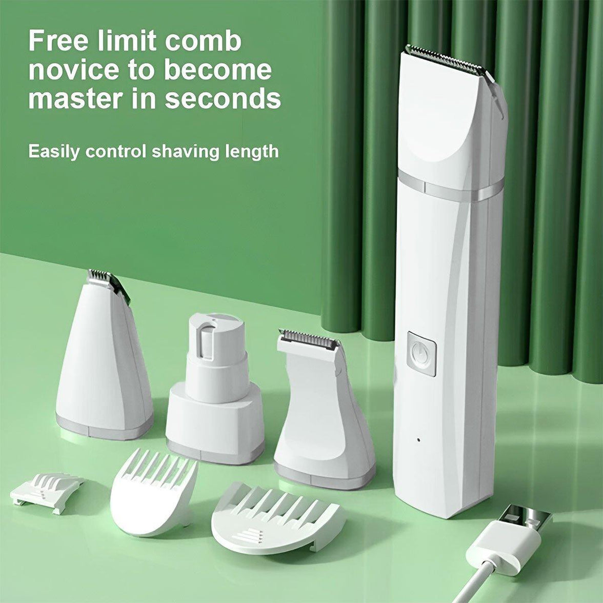 Rechargeable Pet Hair Clippers Professional Grooming Kit for Cats and Dogs