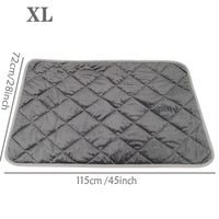 Self-Warming Pet Mat with Heat Reflective Technology for Dogs and Cats Waterproof No Electricity Needed Comfortable Winter Pad for Local Pet Owners(72*115cm)