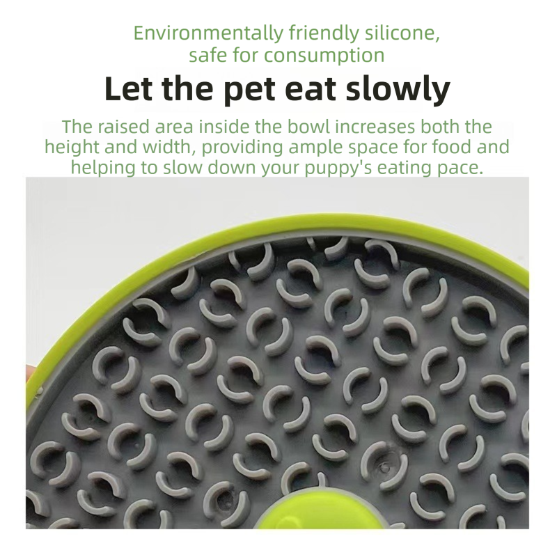 Blue Interactive Pet Slow Feeder & 3D Textured Oral Cleanner - 3-in-1 Mounting Durable TPR Lick Mat for Dogs & Cats