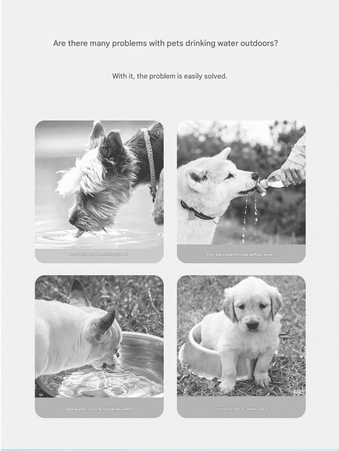 Purple 600ml Portable Dog Water Bottle  - Leak-Proof Pet Travel Water Dispenser, Cloud-Shaped Drinking Bowl, Twist-to-Dispense Design, BPA-Free HIPS/PET Material for Walking Hiking Travel